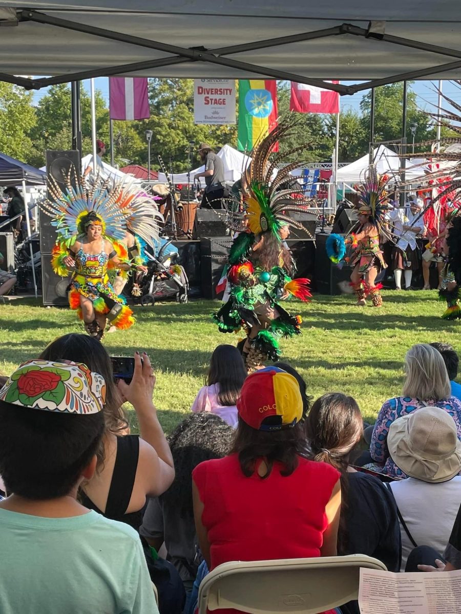 Audience spectates the performance. 2023 International Festival.