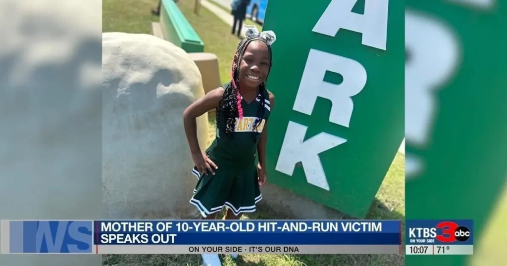 A mother grieving after a 10-year-old girl was killed in a Shreveport hit-and-run