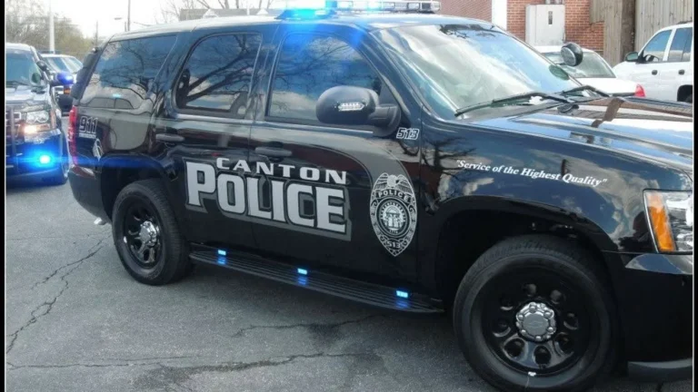 Police response outside a Georgia school area after an alleged shooting plot investigation
